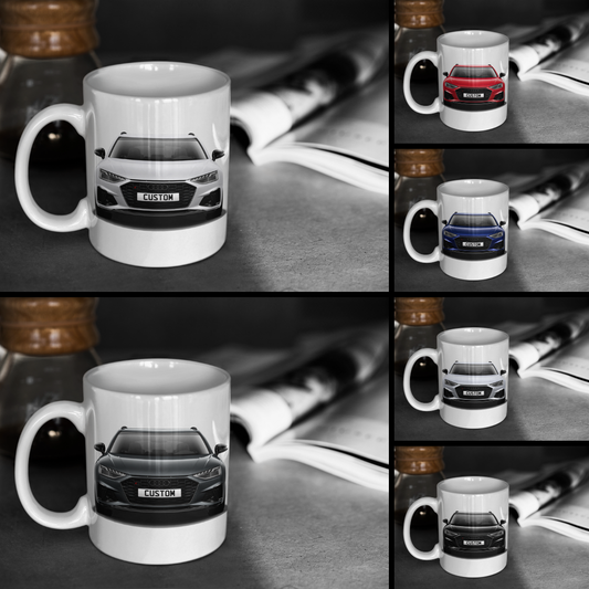 Personalised Audi S4 Avant Black Edition Mug