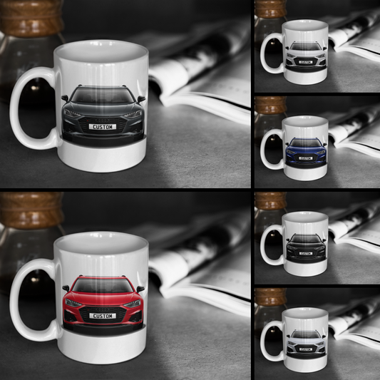 Personalised Audi S4 Avant Vorsprung Mug