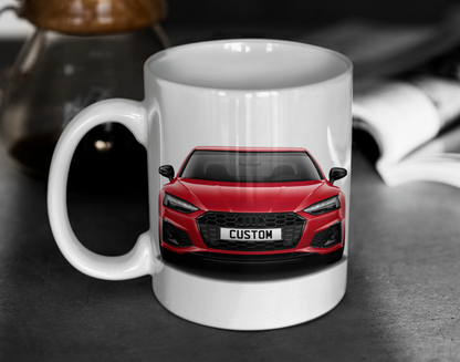 Personalised Audi A5 Coupe Black Edition Mug