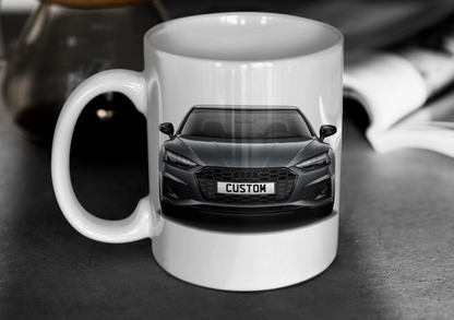 Personalised Audi A5 Coupe Black Edition Mug