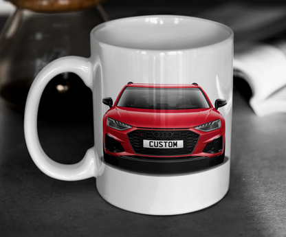 Personalised Audi S4 Avant Black Edition Mug