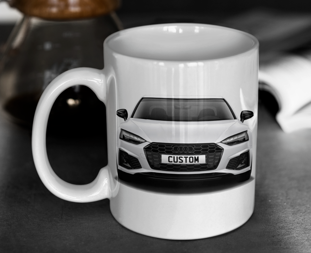 Personalised Audi A5 Coupe Black Edition Mug