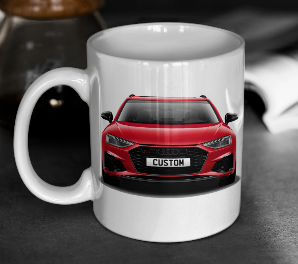 Personalised Audi S4 Avant Vorsprung Mug