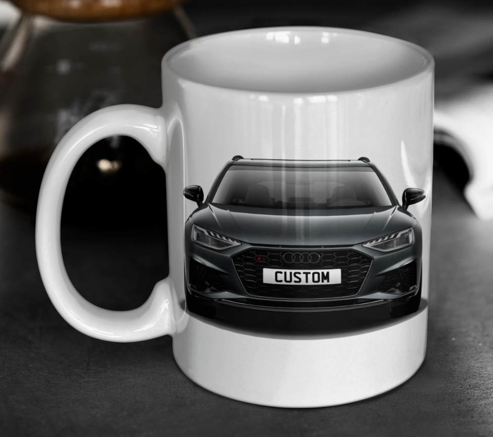 Personalised Audi S4 Avant Vorsprung Mug