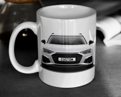 Personalised Audi S4 Avant Black Edition Mug