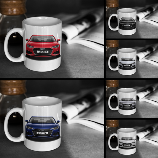 Personalised Audi A4 Saloon Technik Mug