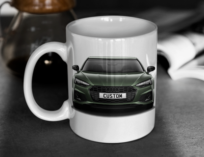 Personalised Audi A5 Sportback Black Edition Mug