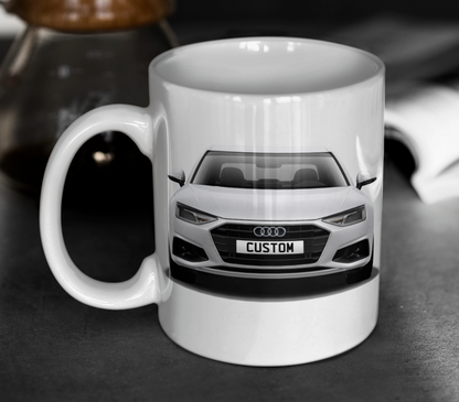 Personalised Audi A4 Saloon Technik Mug