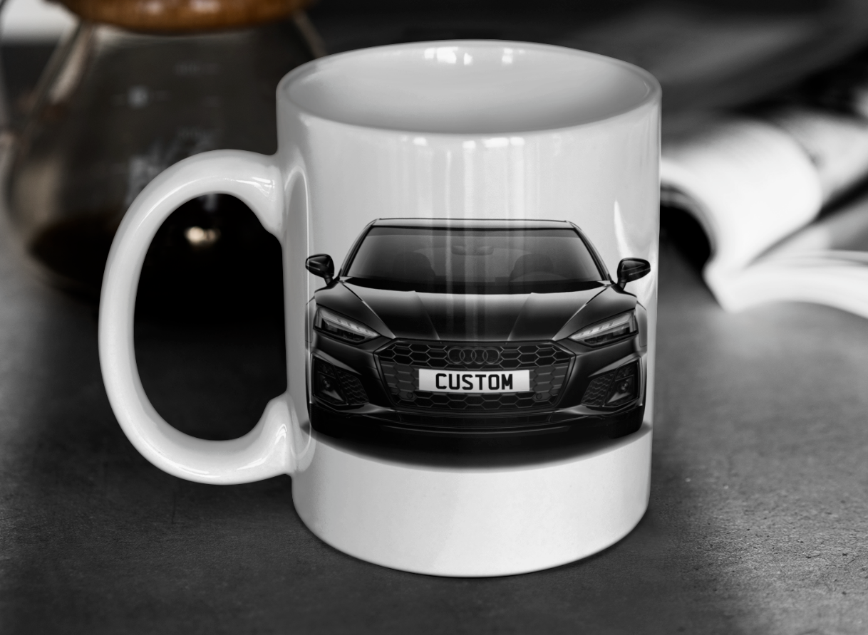 Personalised Audi A5 Sportback Black Edition Mug