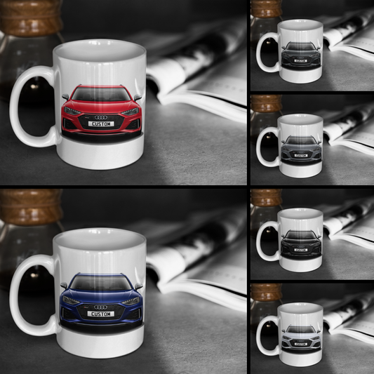 Personalised Audi RS4 Avant Mug