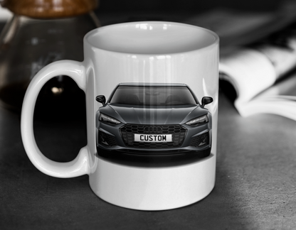 Personalised Audi A5 Sportback Black Edition Mug