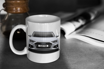 Personalised Audi A4 Saloon S Line Mug