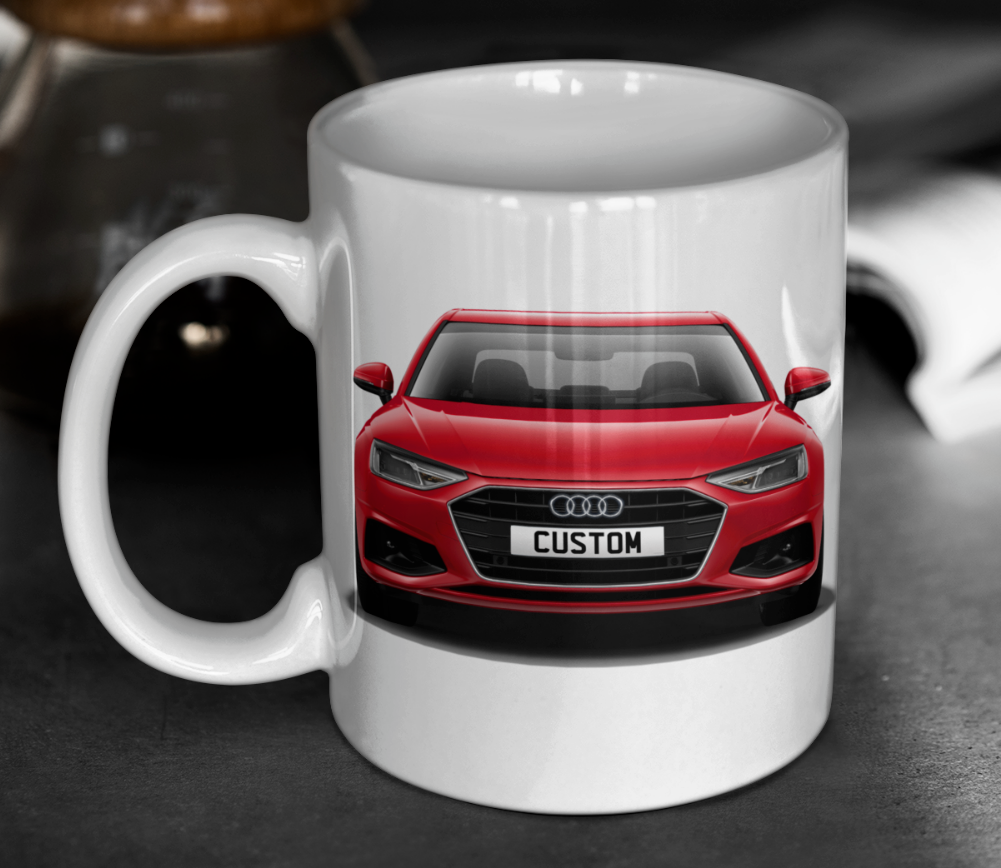 Personalised Audi A4 Saloon Technik Mug