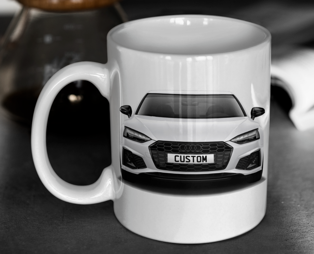 Personalised Audi A5 Sportback Black Edition Mug