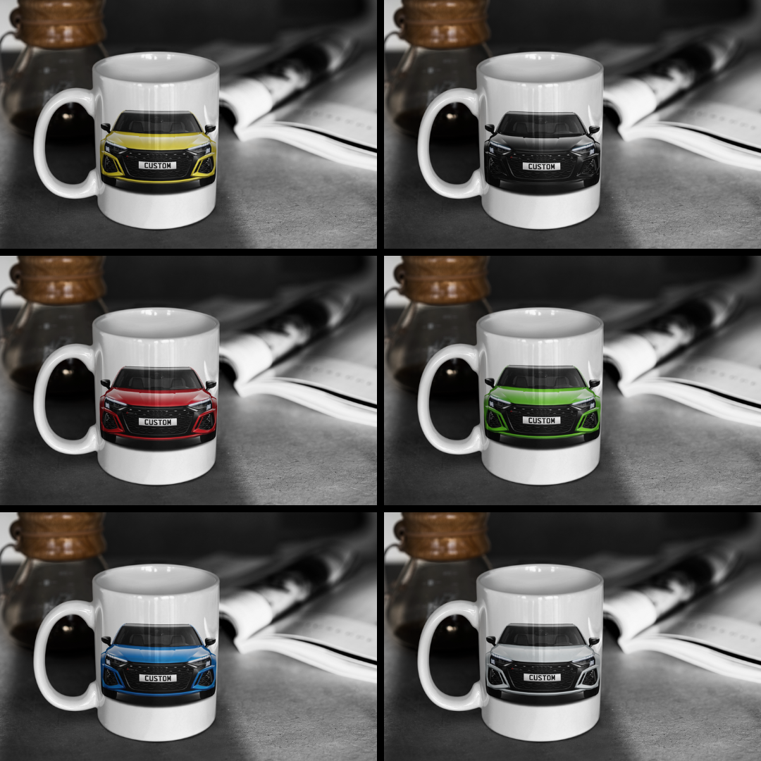 Personalised Audi RS3 Saloon Vorsprung Mug