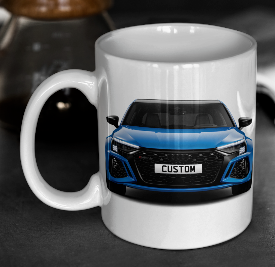 Personalised Audi RS3 Saloon Vorsprung Mug