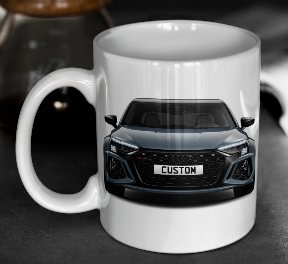 Personalised Audi RS3 Saloon Vorsprung Mug