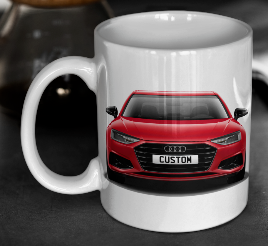 Personalised Audi A4 Saloon Sport Edition Mug