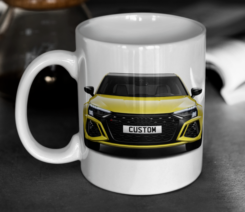 Personalised Audi RS3 Saloon Vorsprung Mug