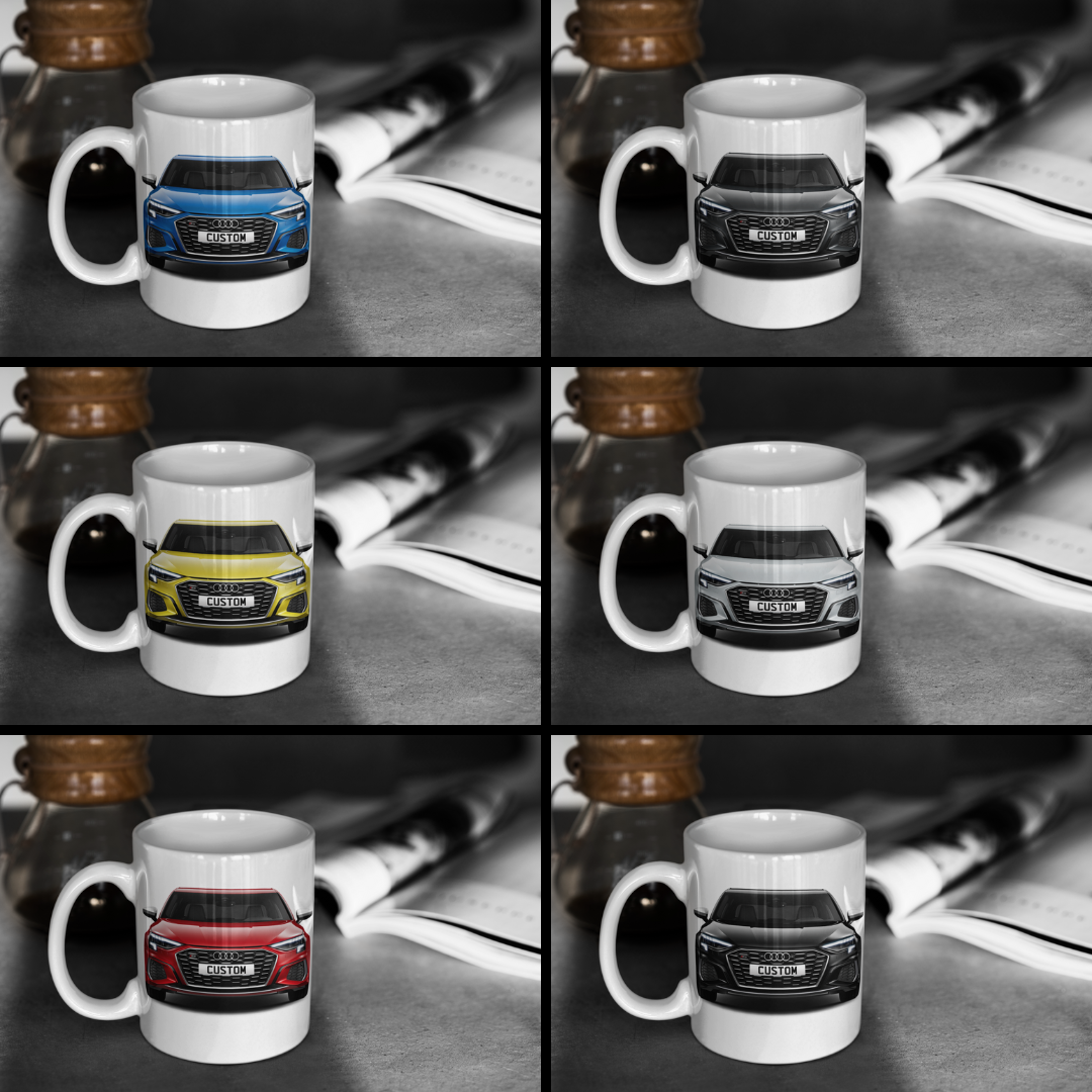 Personalised Audi S3 Saloon Mug