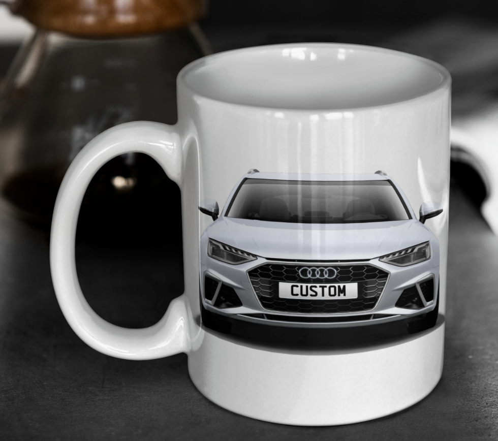 Personalised Audi A4 Avant S Line Mug