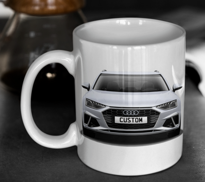 Personalised Audi A4 Avant S Line Mug