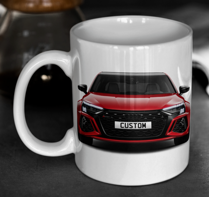 Personalised Audi RS3 Saloon Vorsprung Mug