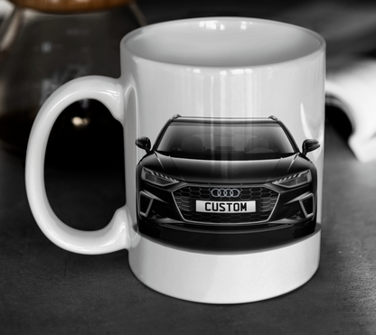 Personalised Audi A4 Avant S Line Mug