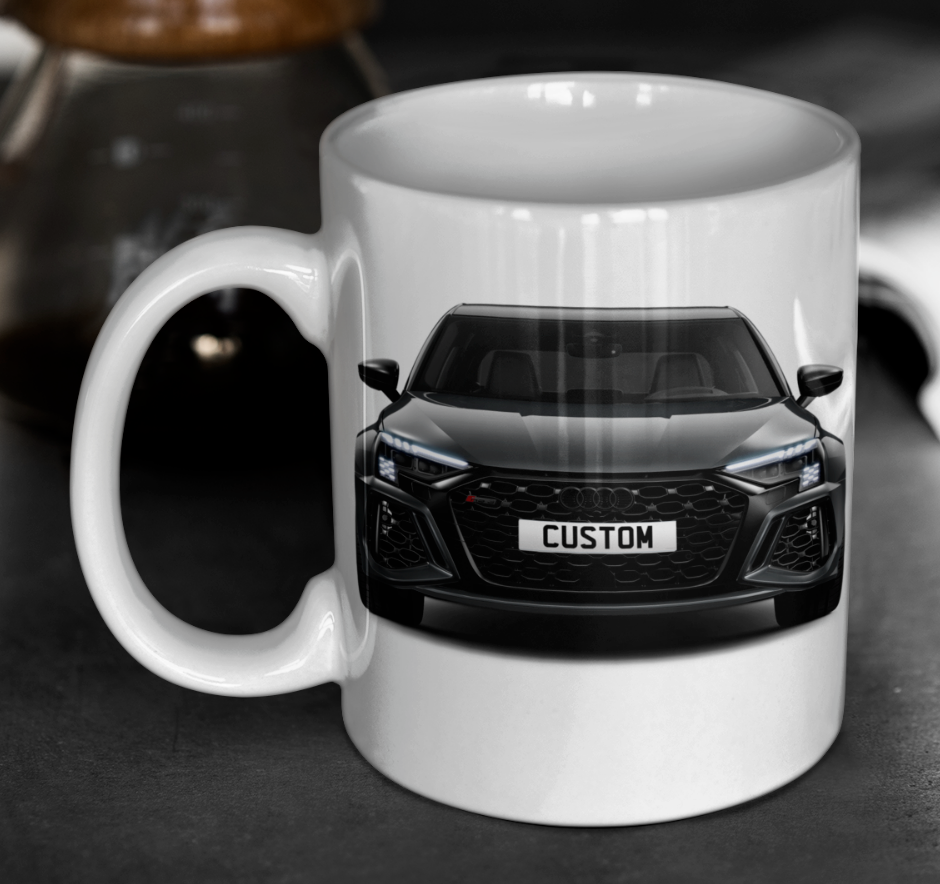 Personalised Audi RS3 Saloon Vorsprung Mug