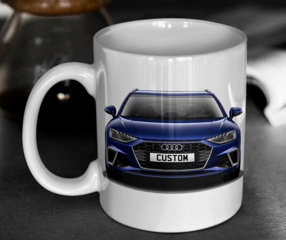 Personalised Audi A4 Avant S Line Mug