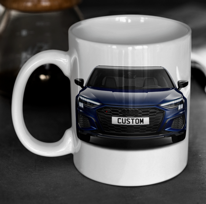 Personalised Audi S3 Saloon Vorsprung Mug