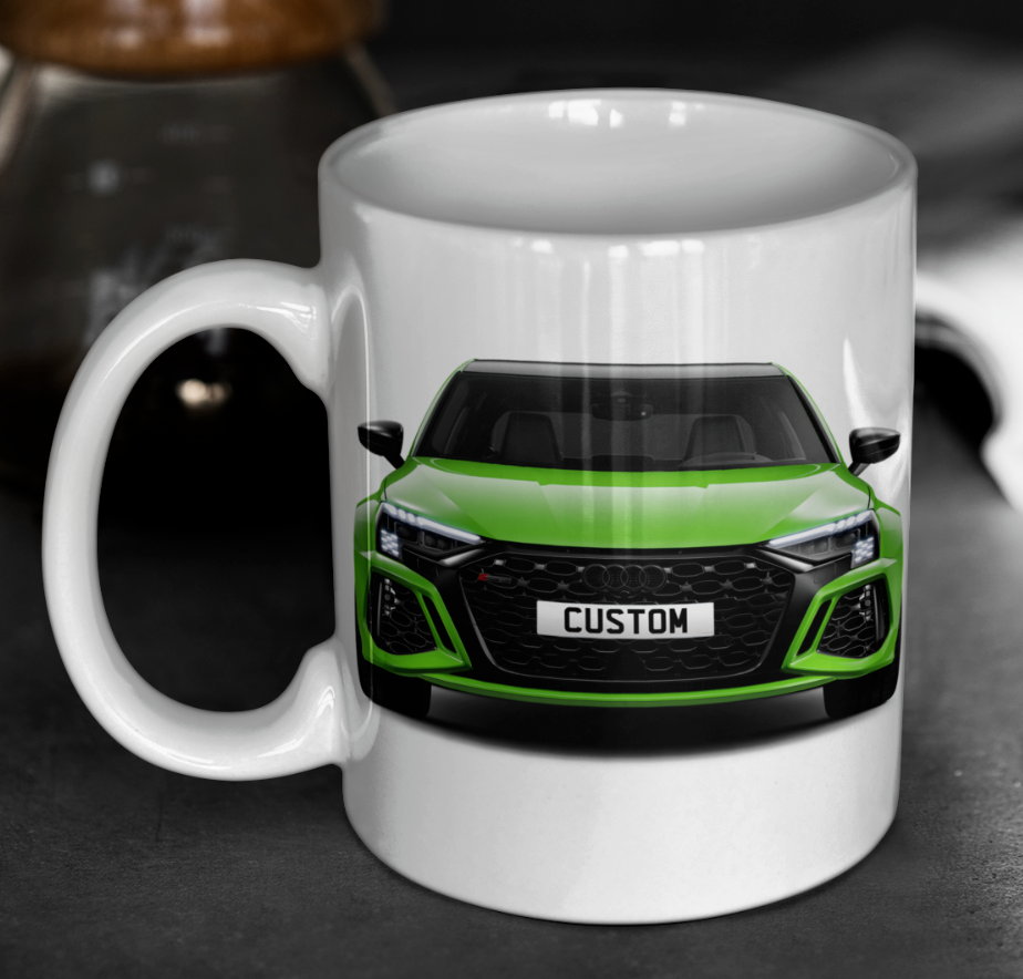 Personalised Audi RS3 Saloon Vorsprung Mug