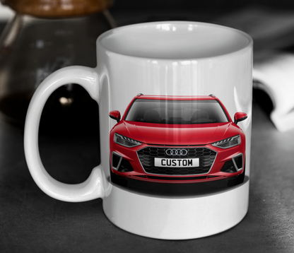 Personalised Audi A4 Avant S Line Mug