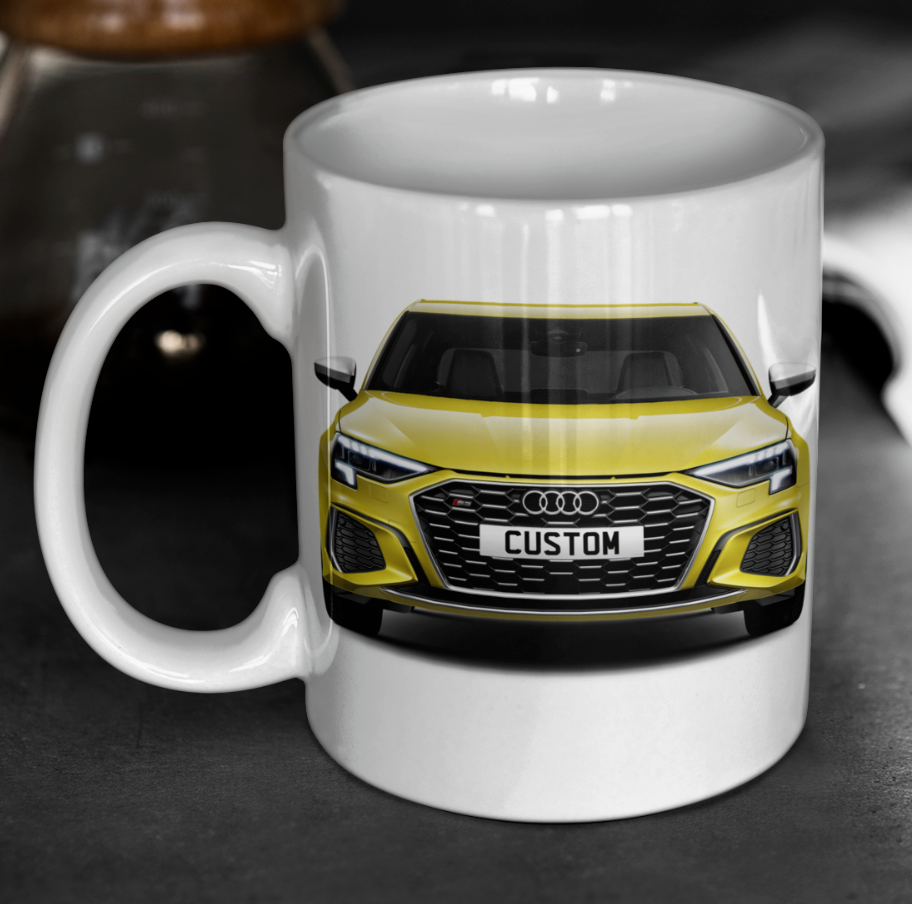 Personalised Audi S3 Saloon Mug