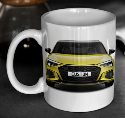 Personalised Audi S3 Saloon Vorsprung Mug