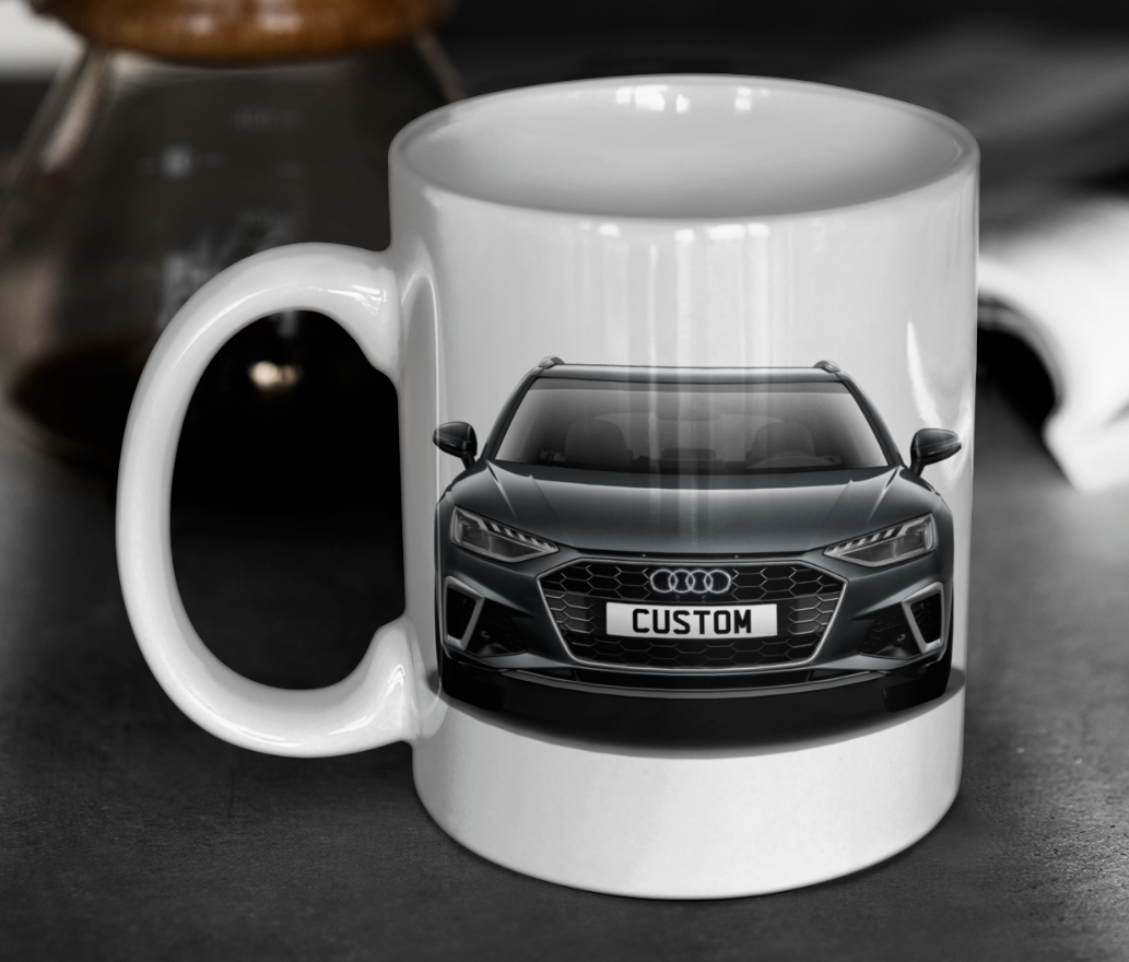 Personalised Audi A4 Avant S Line Mug