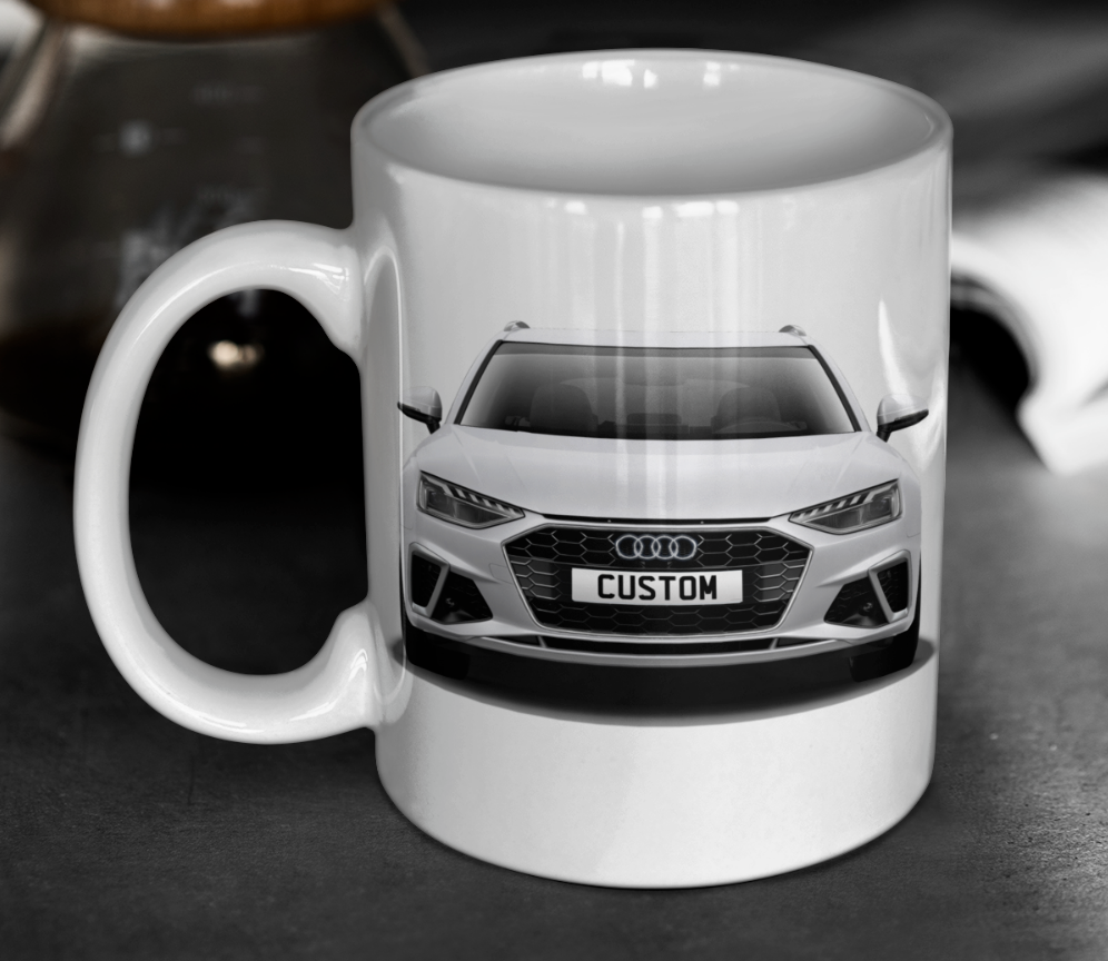 Personalised Audi A4 Avant S Line Mug