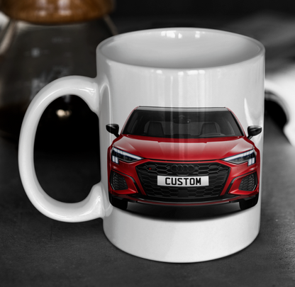 Personalised Audi S3 Saloon Vorsprung Mug