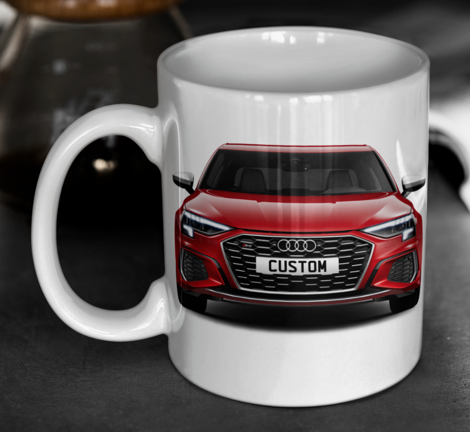 Personalised Audi S3 Saloon Mug