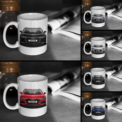 Personalised Audi A4 Avant Technik Mug