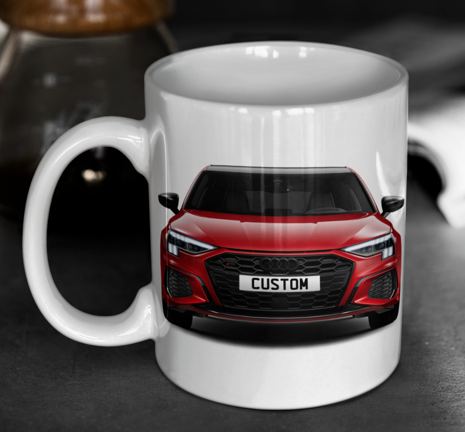 Personalised Audi S3 Sportback Vorsprung Mug