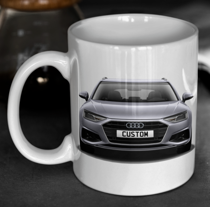 Personalised Audi A4 Avant Technik Mug