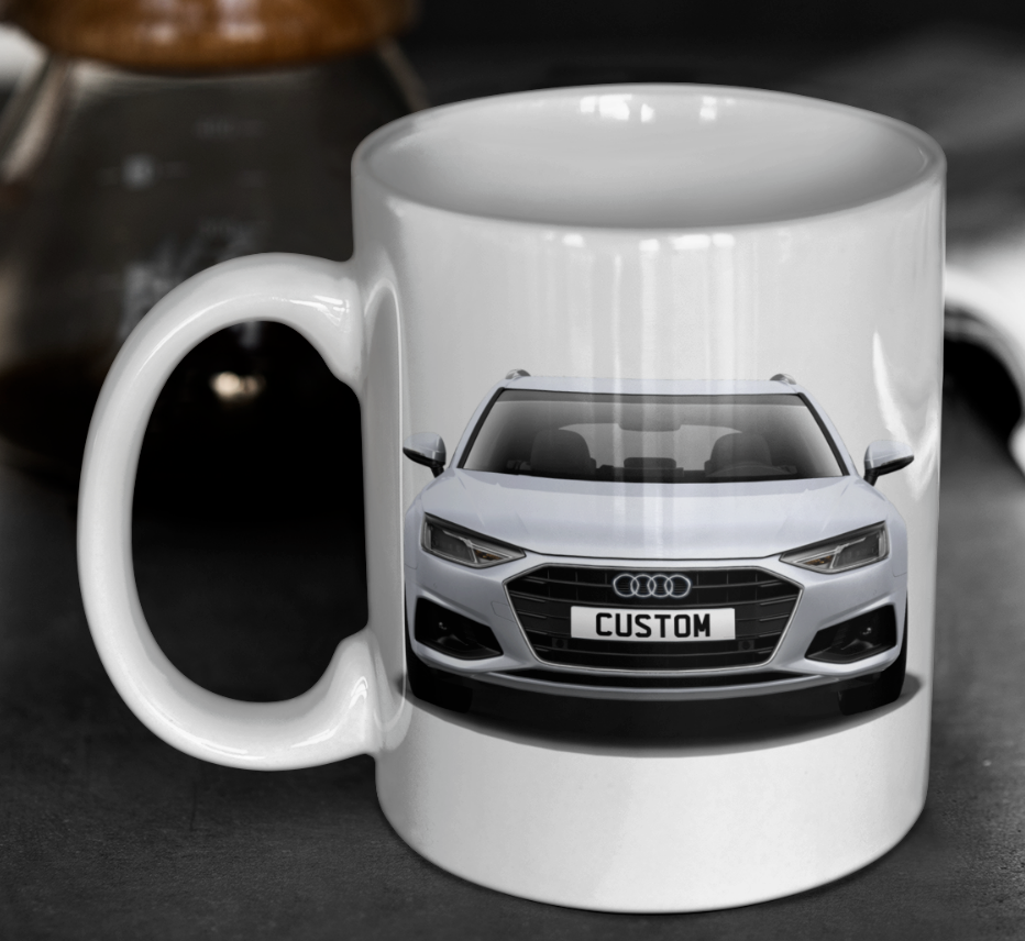 Personalised Audi A4 Avant Technik Mug