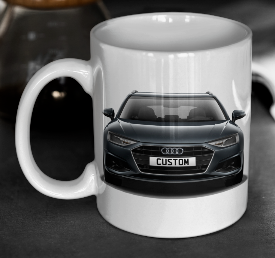 Personalised Audi A4 Avant Technik Mug