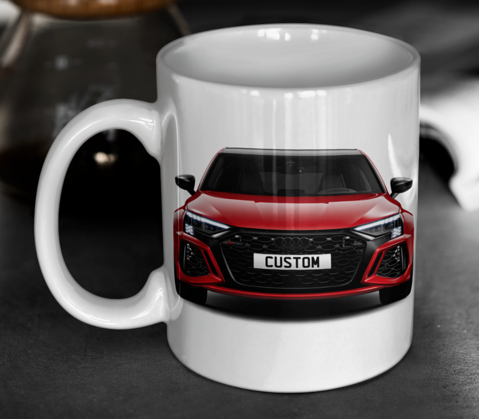 Personalised Audi RS3 Sportback Vorsprung Mug