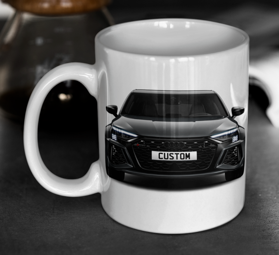 Personalised Audi RS3 Sportback Vorsprung Mug