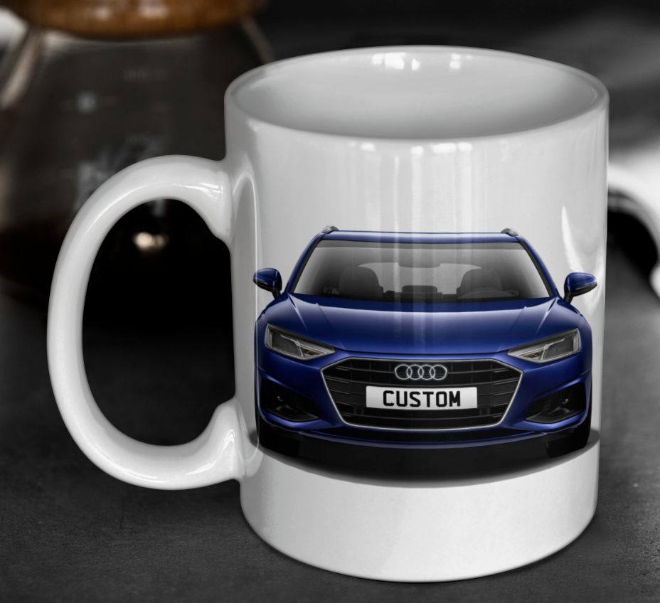 Personalised Audi A4 Avant Technik Mug