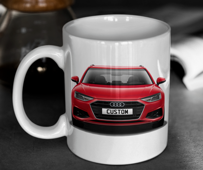 Personalised Audi A4 Avant Technik Mug