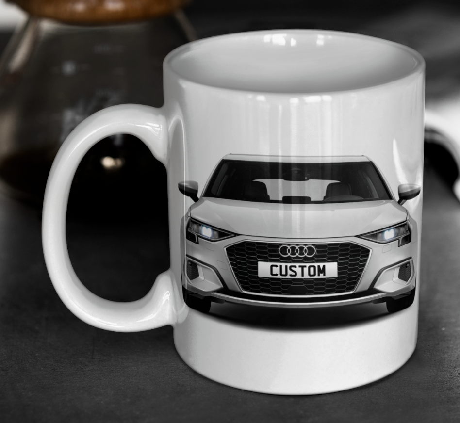 Personalised Audi A3 Sportback TFSI e Sport Mug