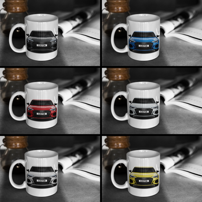 Personalised Audi A3 Sportback TFSI e S Line Competition Mug